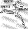 FEBEST MAB-011 Control Arm-/Trailing Arm Bush